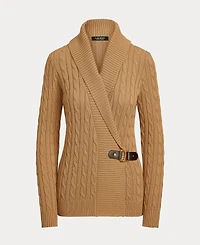 Lauren Ralph Women's Buckled Cotton Sweater