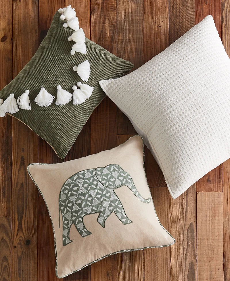Levtex Kemala Tassel Decorative Pillow, 14" x 18"
