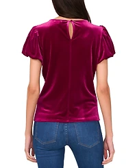 Parker Women's Solid-Color Puff Short-Sleeve Top