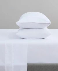 Arkwright Home Lulworth Pillowcases (12 Pack), Standard/Queen Size, White, Cotton Polyester Blend, 250 Thread Count