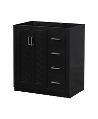 Streamdale Freestanding 30" Wood Vanity Cabinet with Soft-Close Drawers and Doors