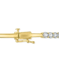Forever Grown Diamonds Lab-Grown Diamond Prong Bangle Bracelet (1 ct. t.w.) Sterling Silver or 14k Gold-Plated