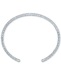 Forever Grown Diamonds Lab-Grown Diamond Flexible Cuff Bangle Bracelet (1/2 ct. t.w.) in Sterling Silver