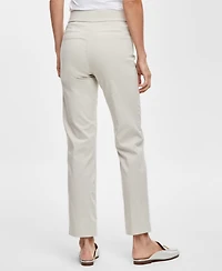 Jm Collection Women's Tummy Control Pull-On Slim-Leg Pants, Exclusively at Macy's