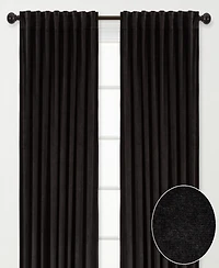 Chanasya Premium Solid Velvet Curtains - Classy and Drapes for Living Room or Bedroom 52" x 63" Blush, 2 Panels