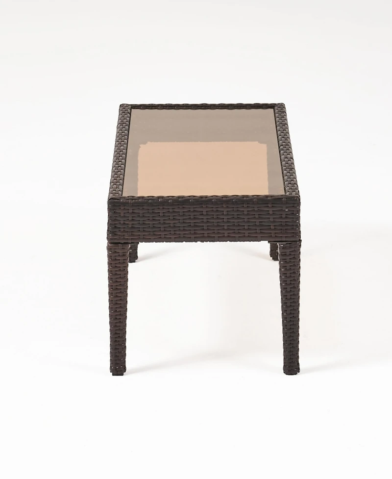 Simplie Fun Loveseat And Table Set