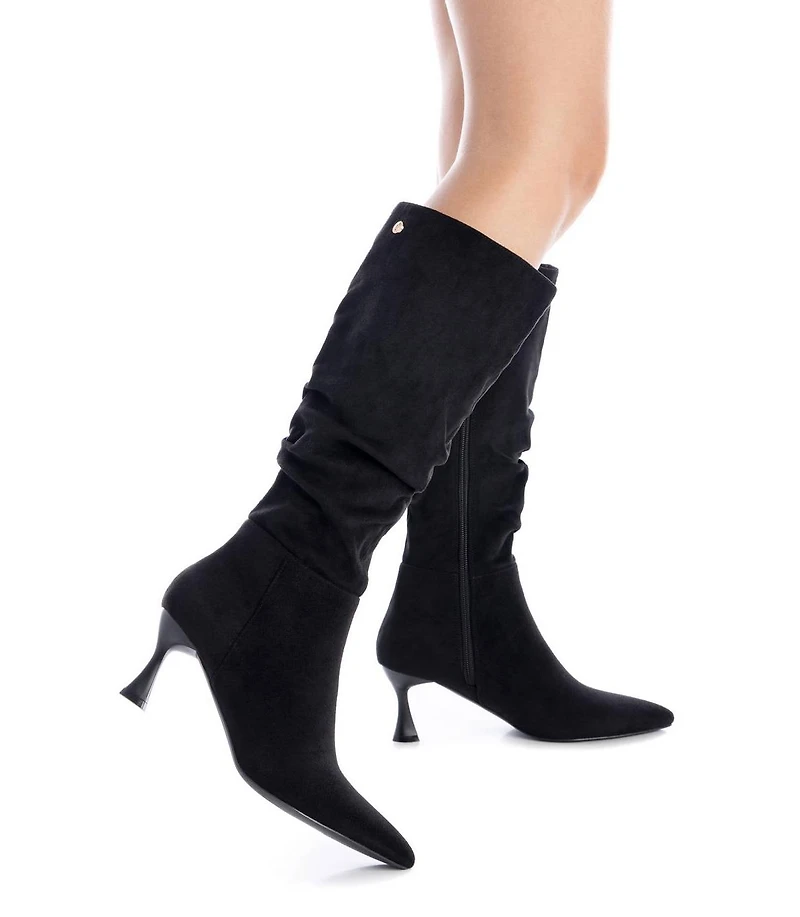 Women's Suede Stiletto Boots By Xti
