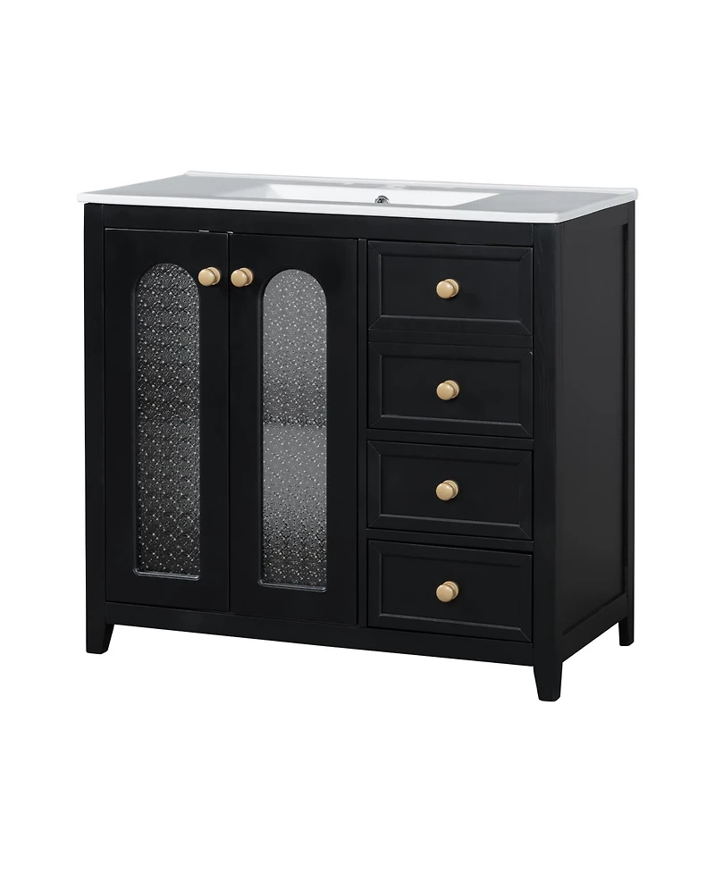 Streamdale 36" Vanity with Soft-Close Storage