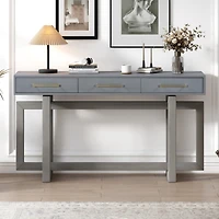 Streamdale Elegant 3-Drawer Console Table for Entryways and More