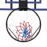 Streamdale Wall-Mount Basketball Hoop, Shatterproof Back, Folding Hoop