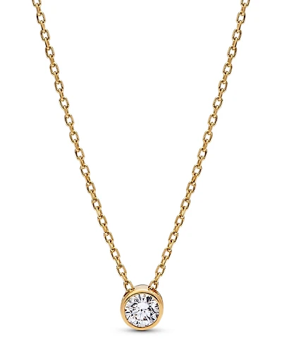 Pandora Era Lab-Grown Diamond Bezel Pendant Necklace
