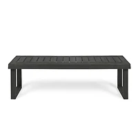 Streamdale Nestor Acacia Wood Outdoor Bench 60"W