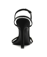 Schutz Women's Cultivated Pearl Stiletto Heel Sandals
