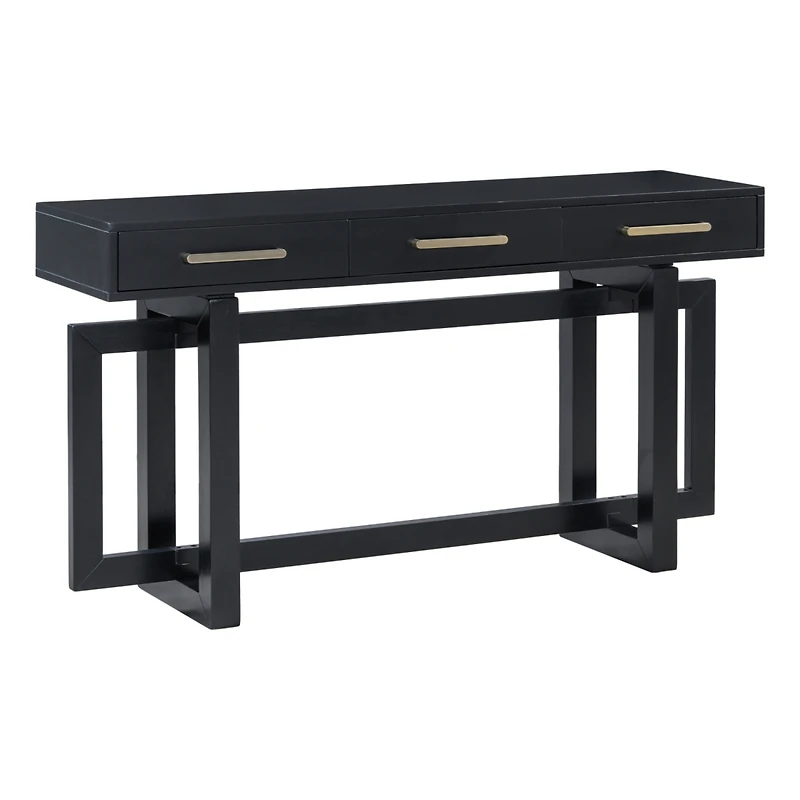 Streamdale Furniture Elegant Console Table with Three Drawers, Extra Long Entryway Table for Entryway, Hallway, Living Room, Foyer, Corridor