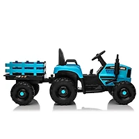 Streamdale Kids' 24V Electric Ride-On Tractor with Trailer