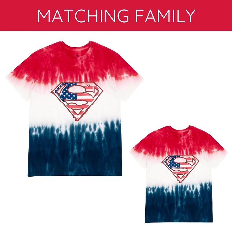 Justice League Little Boys Dc Comics July 4th Matching Family T-Shirt to Adult