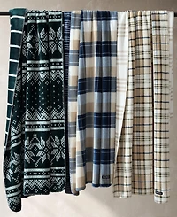 Closeout! Nautica Brushed Flannel Throw, 70" X 50"