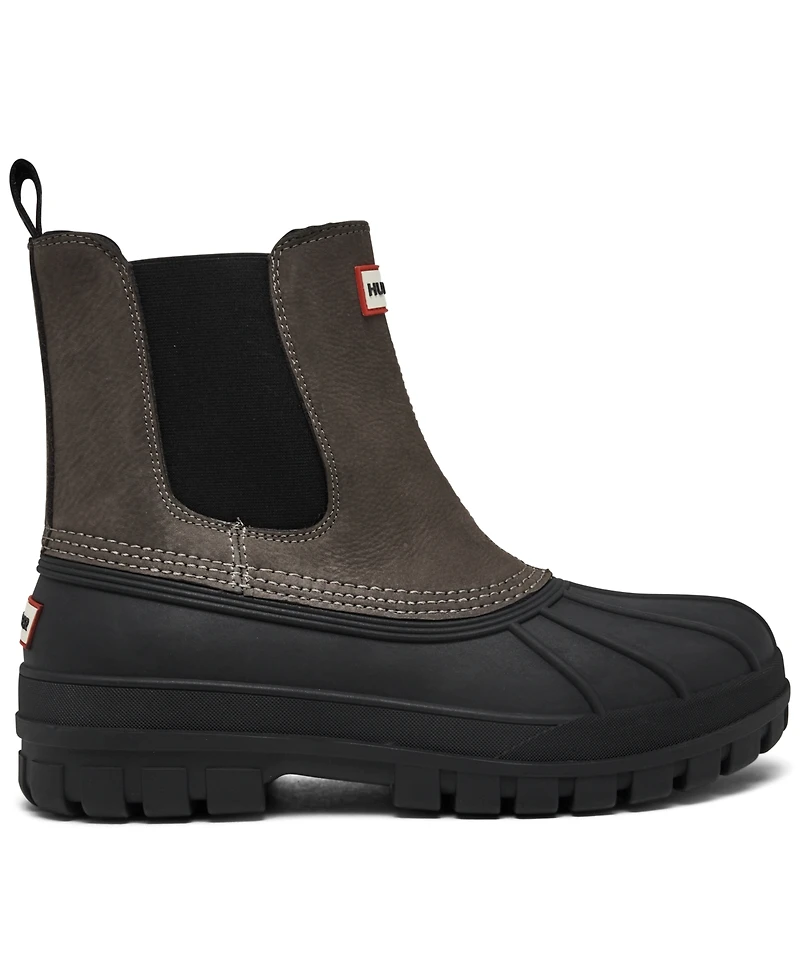 Hunter Men's Suffolk Waterproof Duck Boots from Finish Line