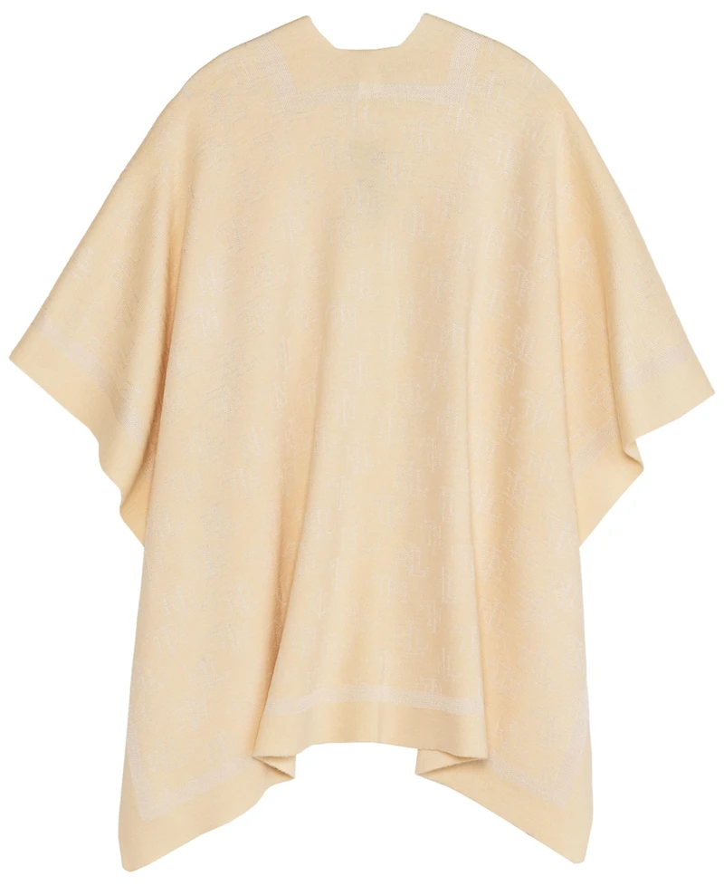 Lauren Ralph Lauren Matte Shine Logo Ruana