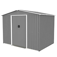 Streamdale 8'x6' Metal Storage Shed with Lockable Doors