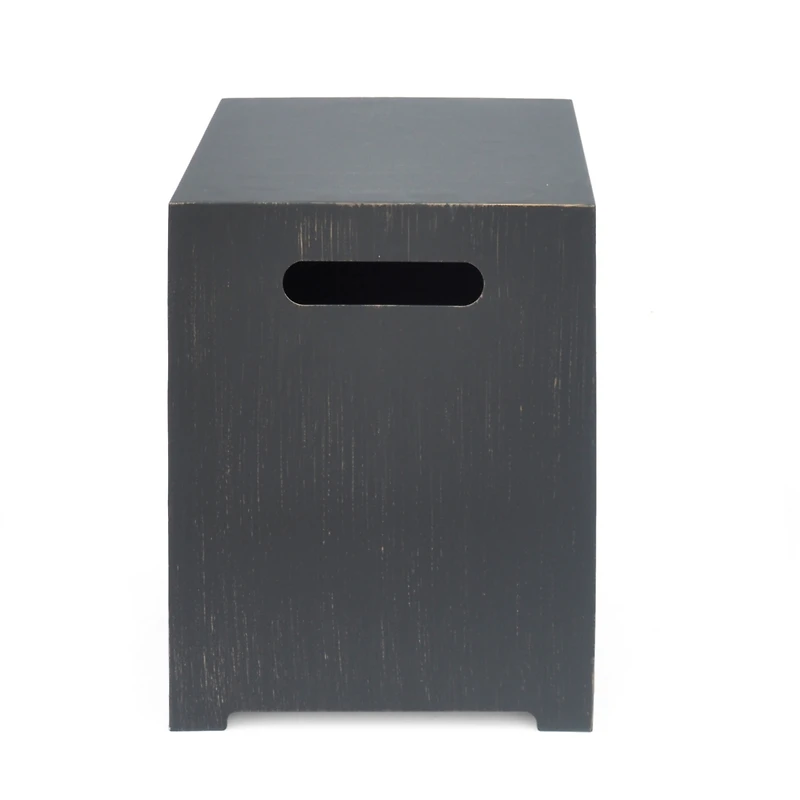 Streamdale Furniture Chic Metal Tank Holder And Side Table