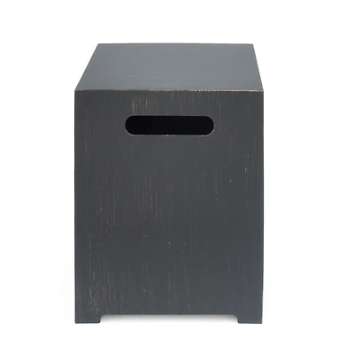 Streamdale Furniture Chic Metal Tank Holder And Side Table