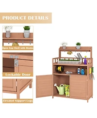 Streamdale Outdoor Potting Bench with Storage for Gardening