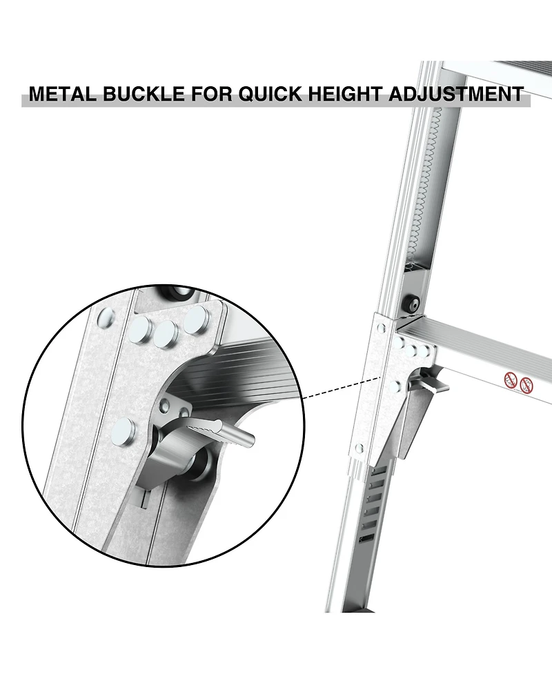 Streamdale Aluminum Work Bench Telescopic, Adjustable Height, Portable