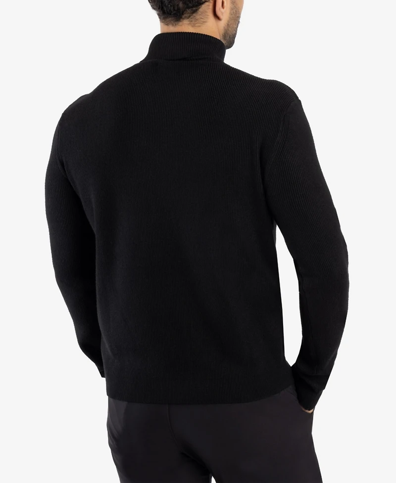 Spring + Mercer Men's Ribbed Turtle Neck Sweater