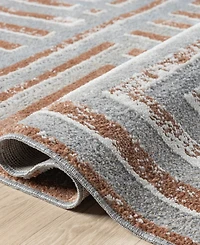 Lr Home Willa Vis-1 5'3"x7' Area Rug