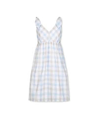 Hope & Henry Women's Sleeveless Bow Shoulder Dress