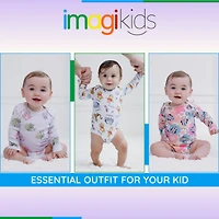 Bambi Baby Girls Dumbo Simba 3 Pack Cosplay Bodysuits