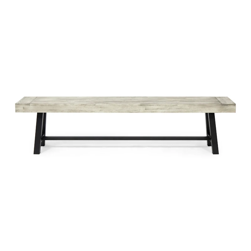 Carlisle Acacia Wood Outdoor Dining Bench: Durable And Stylish For Summer Gatherings