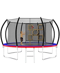Streamdale 14FT Trampoline, Enclosure Net, Ladder, Astm Approved