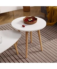 Streamdale Sophisticated Round Coffee Table 550mm Diameter, High Foot Design