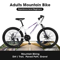 Streamdale 26" Mountain Bike for Girls/Women, 21 Speeds, Disc Brakes