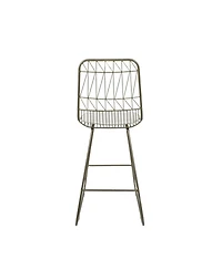 Streamdale Geometric Counter Stools with Waterproof Cushions