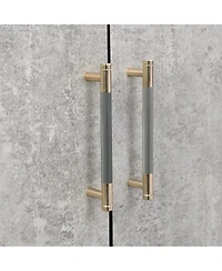 Streamdale Metal & Wood Sideboard with Cross-Leg Design