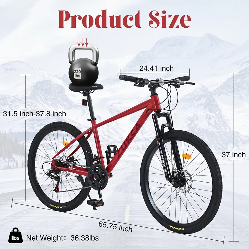 Streamdale 24 Speed 26" Mountain Bike