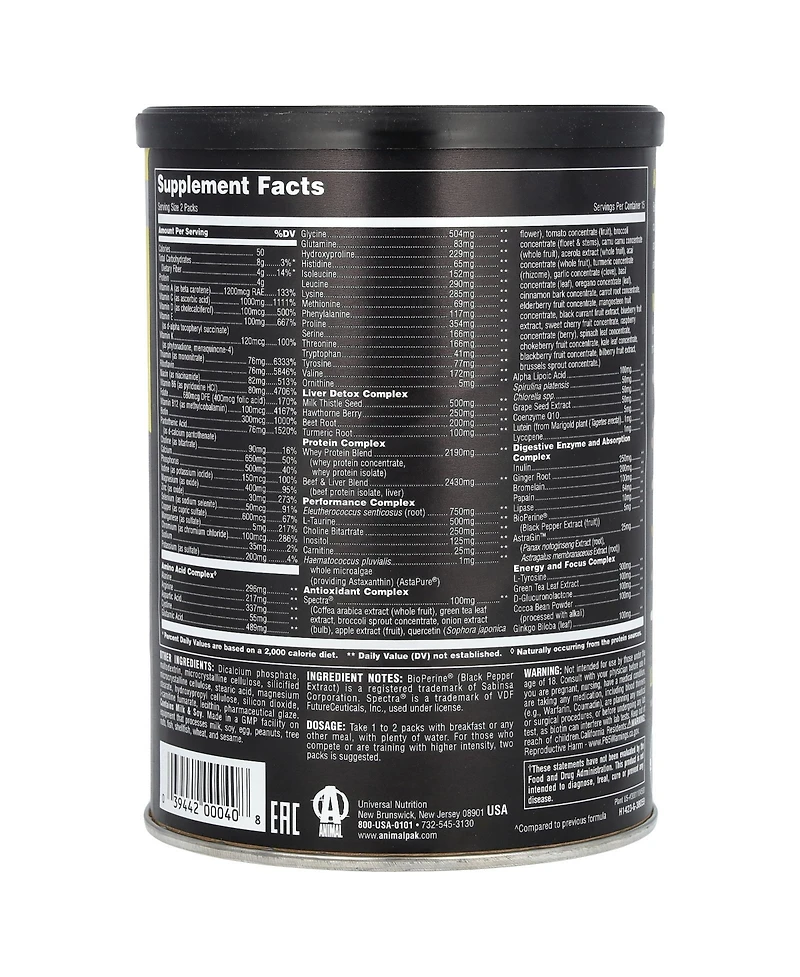 Animal Pak Ultimate Foundation