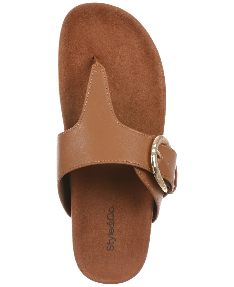 Style & Co Women's Zayaa Flat Sandals, Exclusively at Macy's