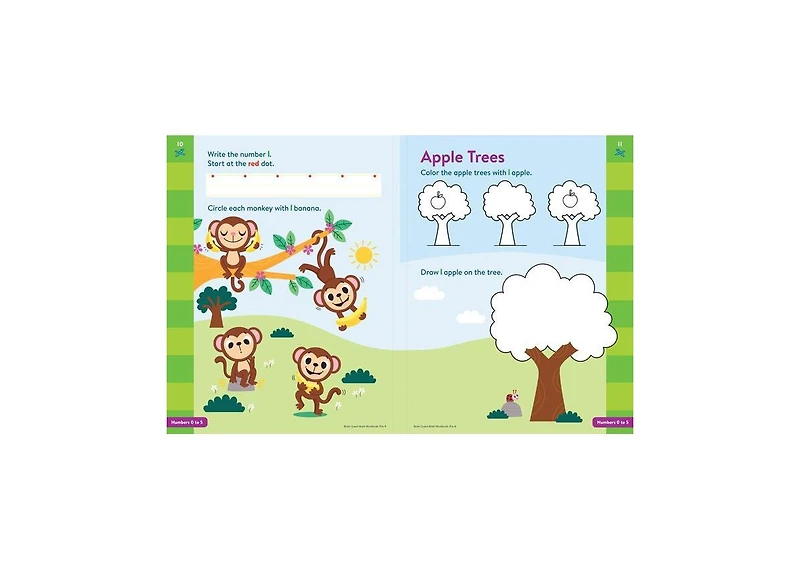 Barnes & Noble Brain Quest Math Workbook: Pre-Kindergarten by Workman Publishing