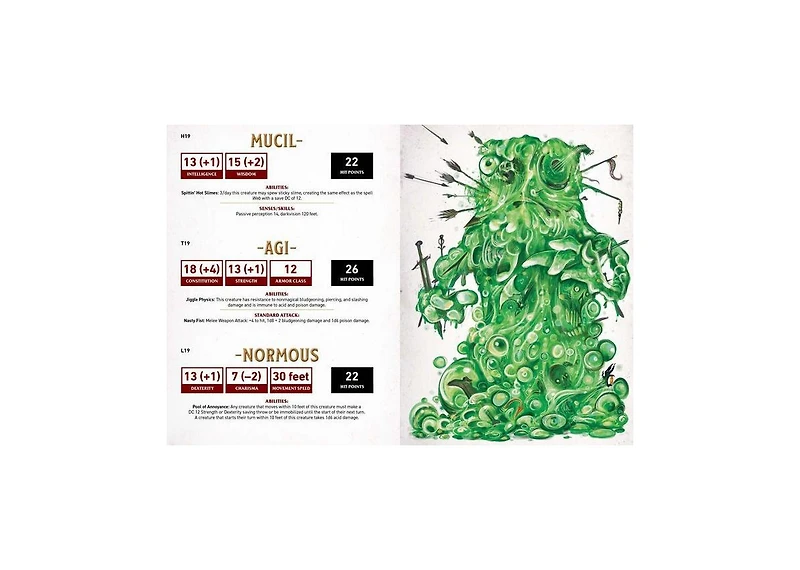 Barnes & Noble the Dungeon master Random Monster Generator: A Mix-and-Match Rpg Flipbook by Jef Aldrich