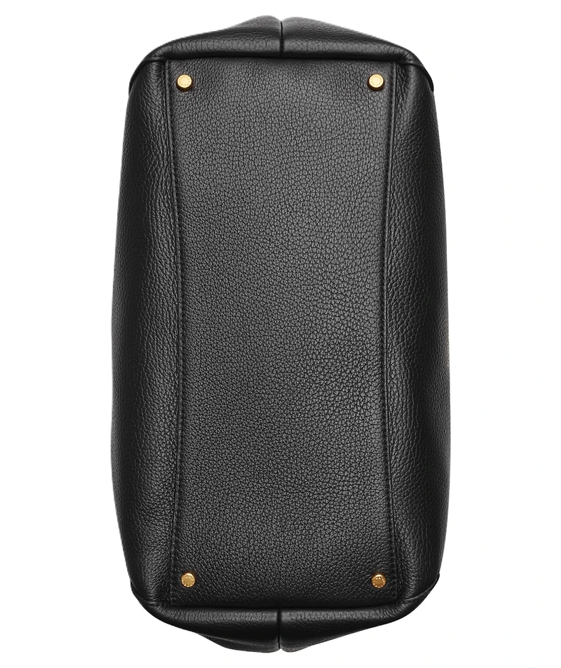 Donna Karan New York Glenwood Leather Shoulder with Tassel Detail