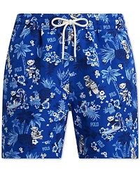 Polo Ralph Lauren Men's 5.75-Inch Traveler Polo Bear Swim Trunks