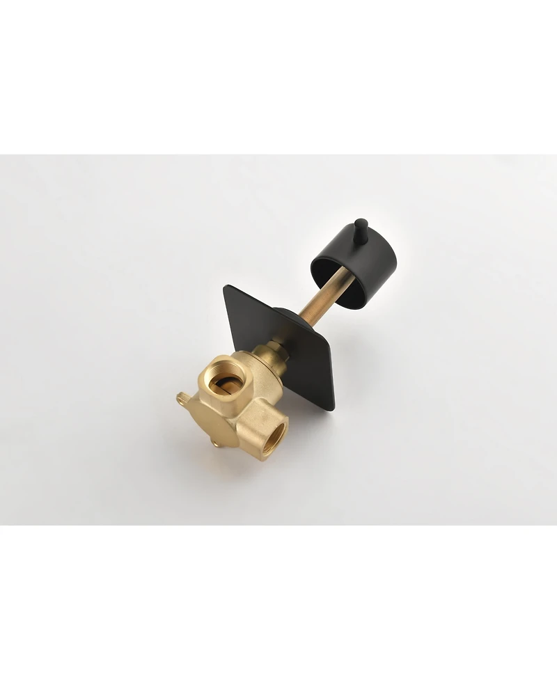 3/4" Cast Metal Volume Control Valve -2Piece Extra High Flow Master Shower Volume Control Adjustable brass handle valve body