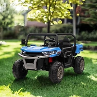 Streamdale Furniture 24V Ride On Truck 2 Seater Ride On Utv with 2x200W Motor Ride On Dump Truck with Dump Bed/Shovel Ride On Car with Remote Control