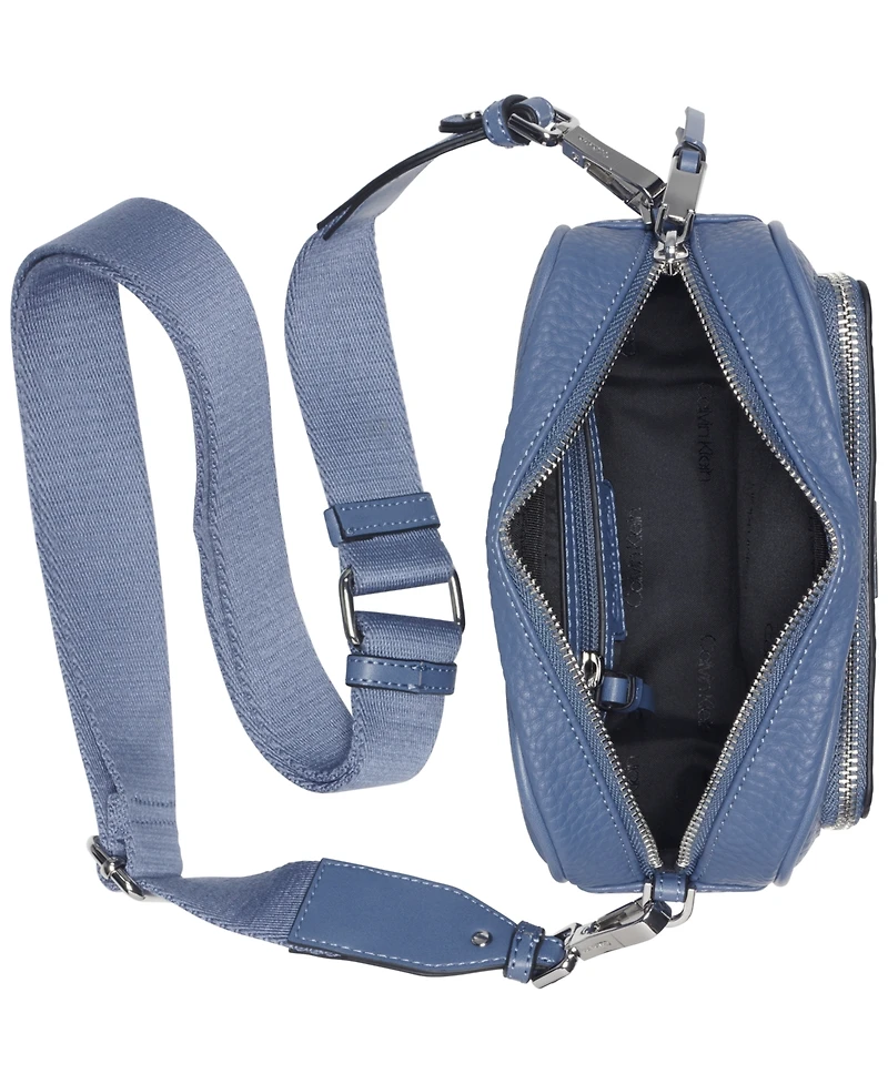 Calvin Klein Zulle Top Zipper Camera Bag with Signature Hang Off
