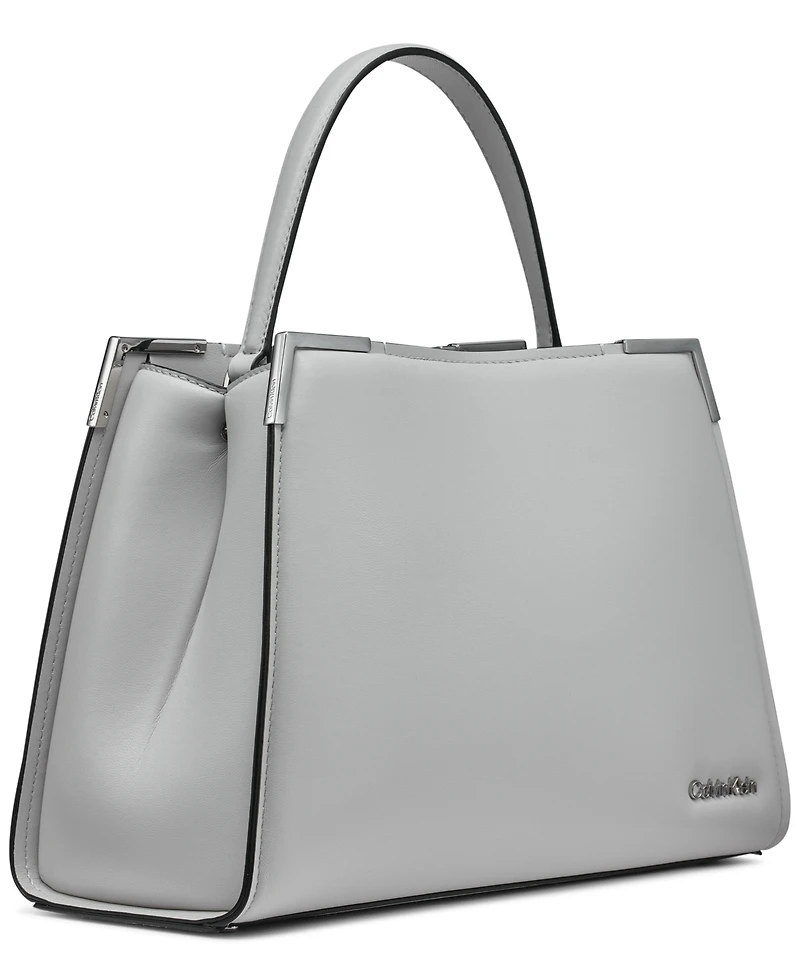 Calvin Klein Mica Top Handle Convertible Satchel