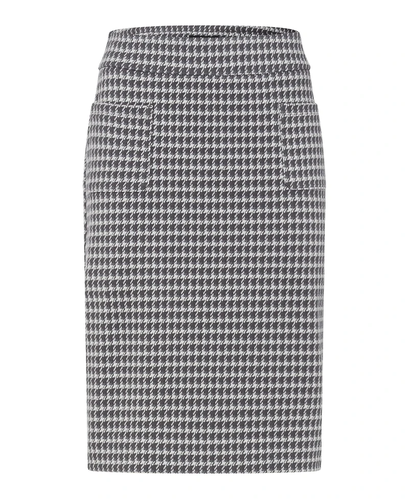 Olsen Women's Houndstooth Pull-On Skirt